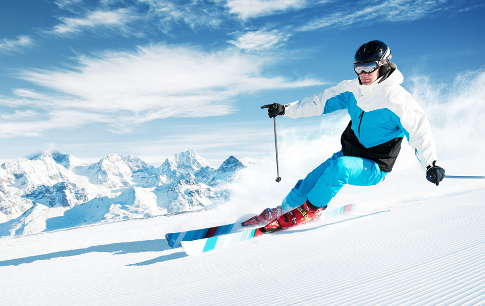 Luxus Skiurlaub im luxuriösen Skihotel und Winter Sporthotel in den Alpen.